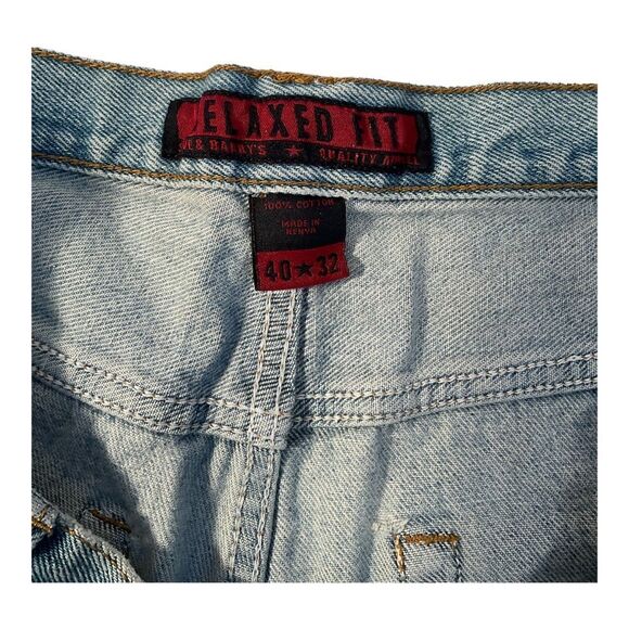 Steve & Barrys Men’s Size 40x32 Vintage Blue Relaxed Fit Red Star Denim jeans - Picture 5 of 14